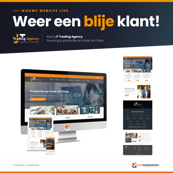 Nieuwe klant JT Trading